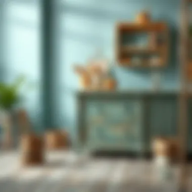 Detailed painting technique for furniture