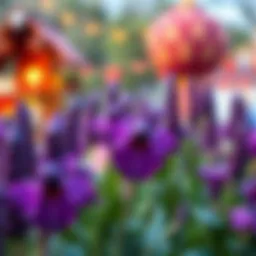 Symbolic representation of the color purple in various cultures