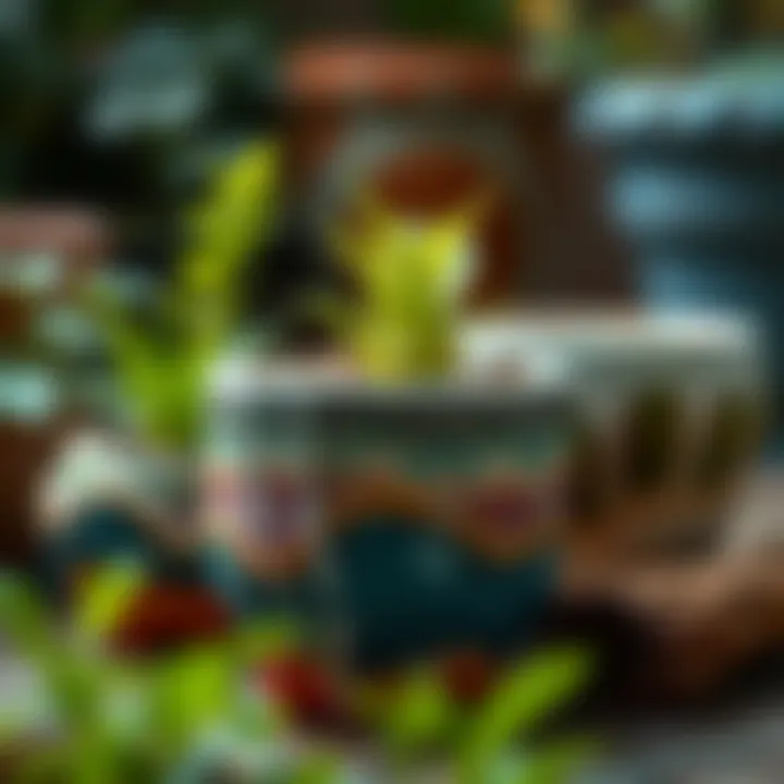 Unique Plant Pots Crafted from Natural Elements Unique plant pots created from natural elements