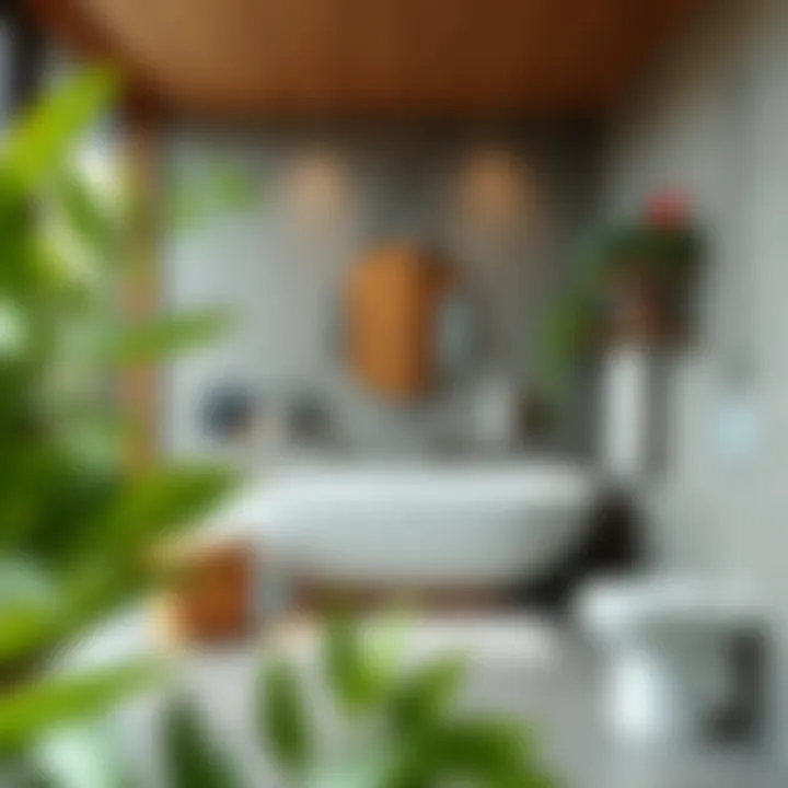 Innovative use of natural materials in bathroom design