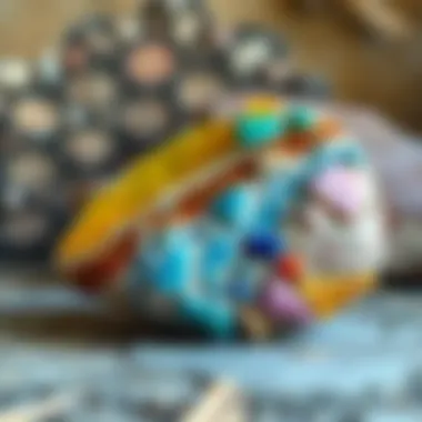 A stunning natural stone artwork showcasing vibrant colors and textures