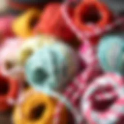 A vibrant collection of colorful paper twine ready for crafting