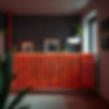 Creative DIY project showcasing stylish radiator pipe disguises