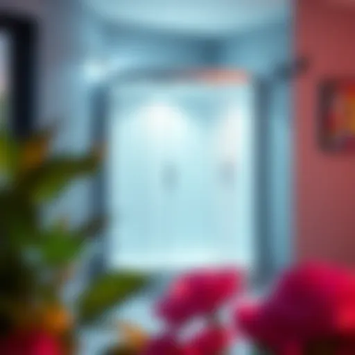 Immaculate Plastic Shower Cabin A sparkling clean plastic shower cabin