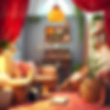 A tidy and organized cat living space