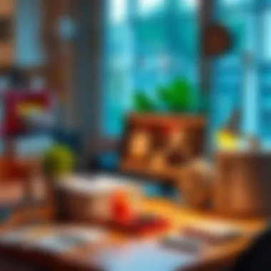 A productive workspace influenced by the Pomodoro method