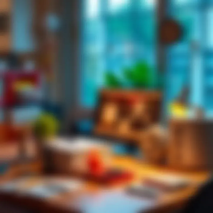 A productive workspace influenced by the Pomodoro method