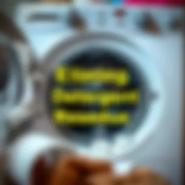 Eliminating Detergent Residue Removing detergent buildup from washing machine