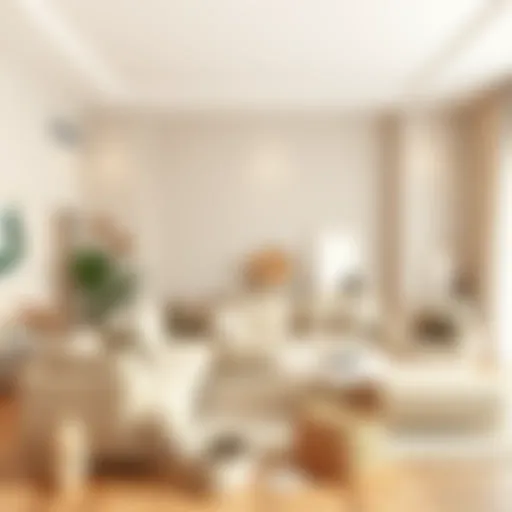 The Allure of Beige in Minimalist Spaces Elegant minimalist living room featuring beige walls