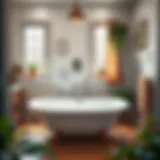 Bright white bathtub