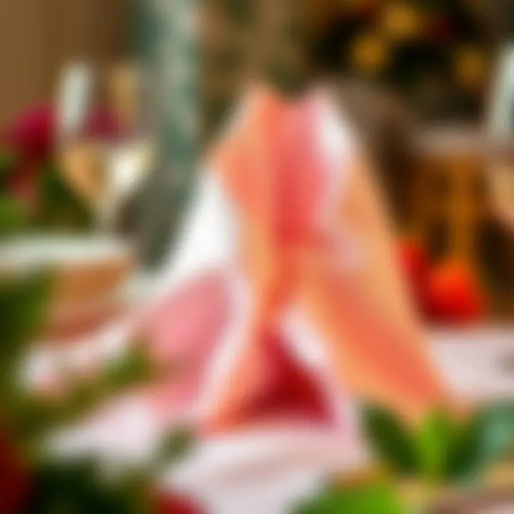 Simple yet effective napkin fold for casual meals