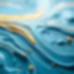 Detailed view of silicone paint texture