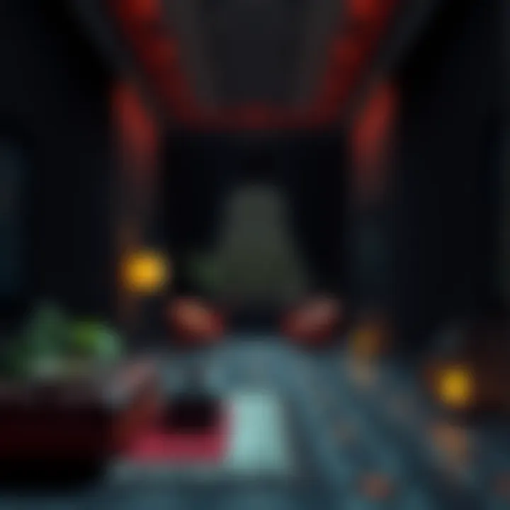 Metaphorical Depth of the Black Room A creative visualization of the Black Room's metaphorical depth