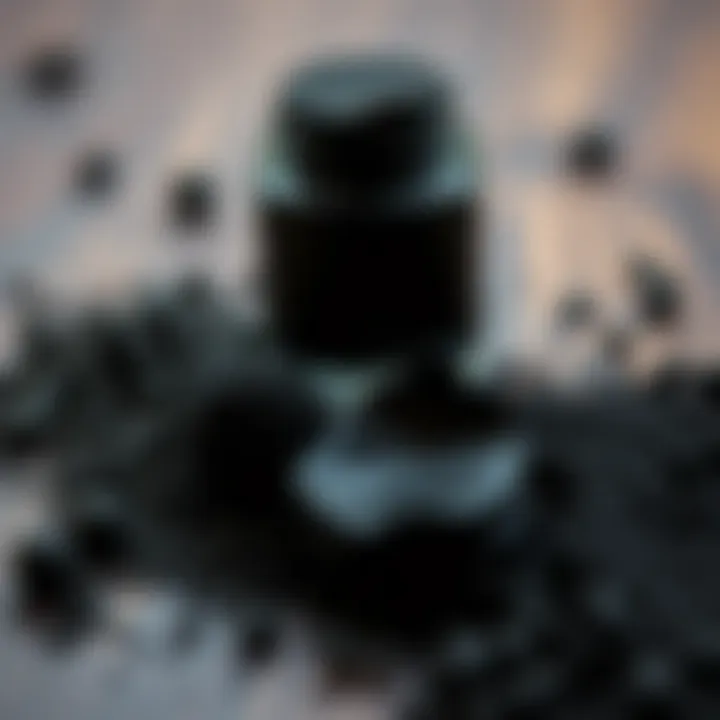 Pigments used in art that contribute to the creation of black