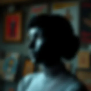 Artistic representation of black's psychological impact