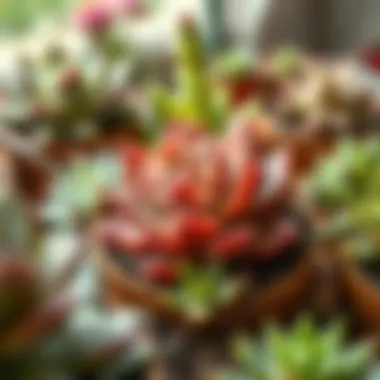 Illustration of common watering mistakes for succulents