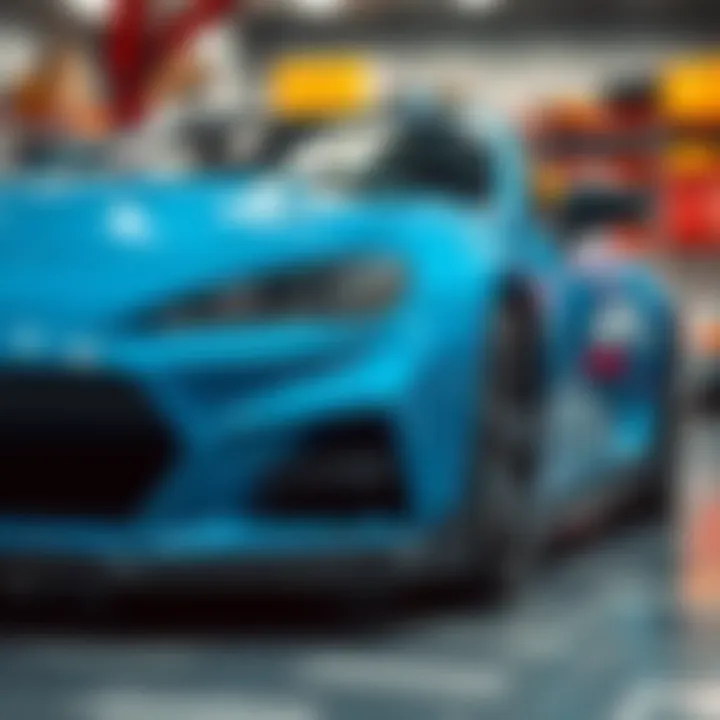 Synthetic paint application in automotive industry