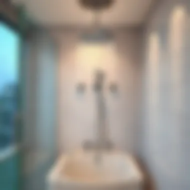 Final look after showerhead installation