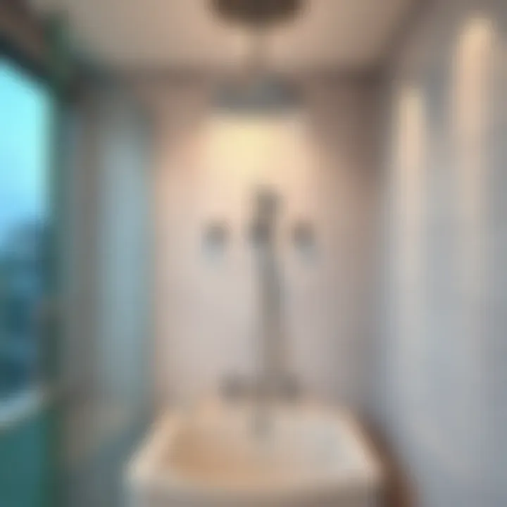 Final look after showerhead installation