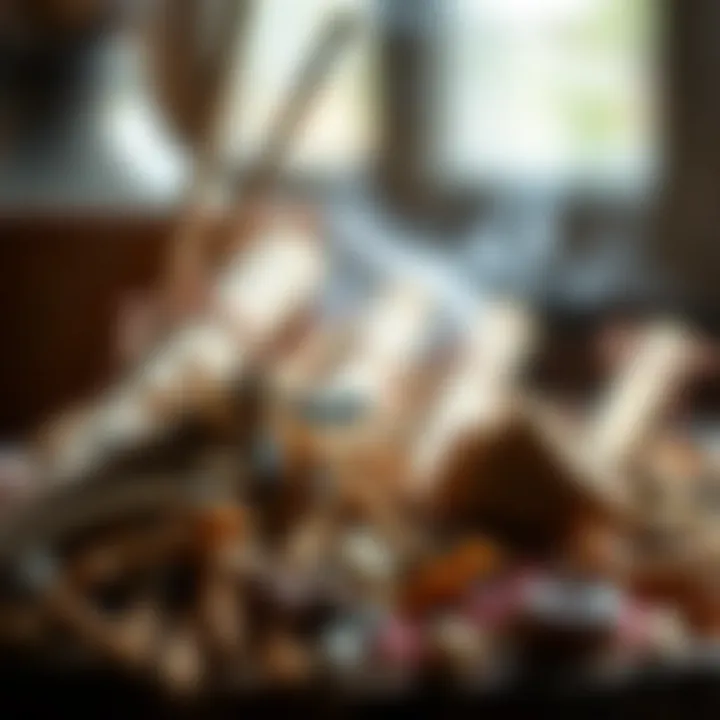 A close-up of incense materials, emphasizing the natural ingredients used.