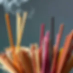 A collection of various incense sticks showcasing different scents and colors.