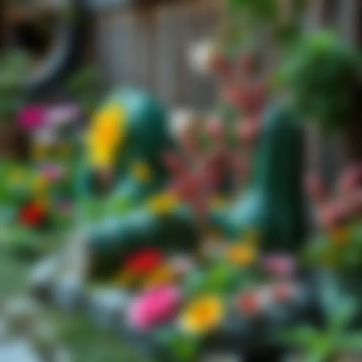 Vibrant DIY Garden Art Ideas to Enhance Your Space DIY garden art with vibrant colors