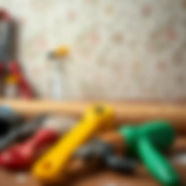 Tools and materials for wallpaper removal