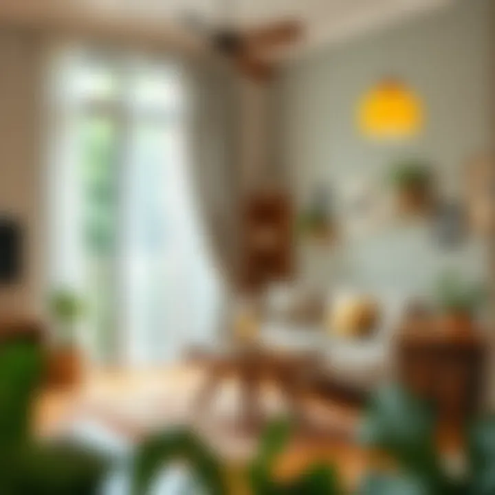 A cozy home atmosphere post odor removal