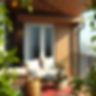 Innovative half balcony enclosure design showcasing functionality and style