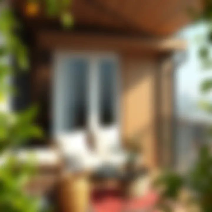 Innovative half balcony enclosure design showcasing functionality and style