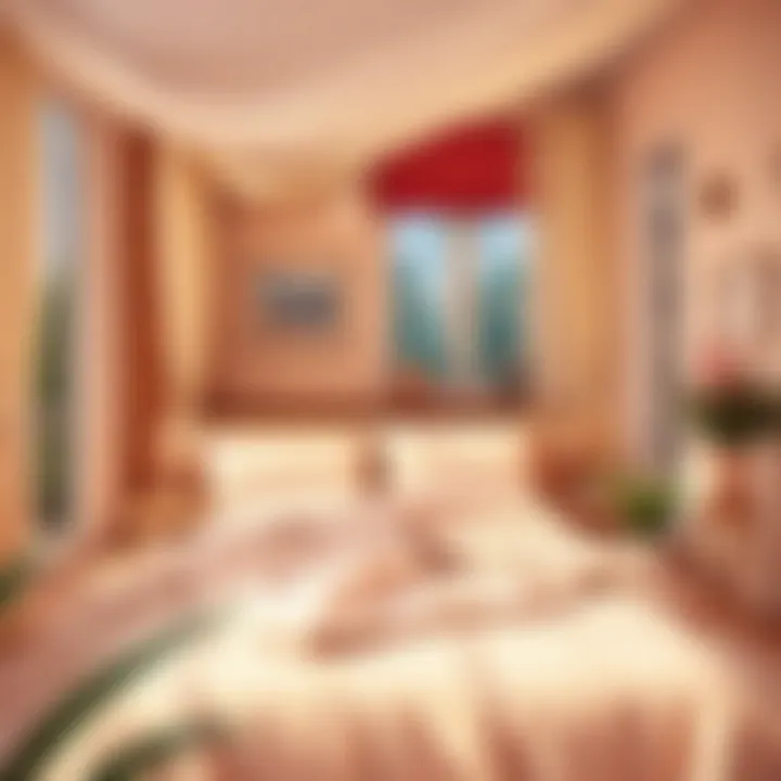 Cozy and serene bedroom setting