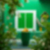 Exploring Color Harmony with Green A harmonious blend of green with complementary colors