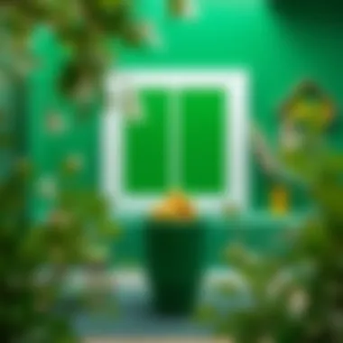 Exploring Color Harmony with Green A harmonious blend of green with complementary colors