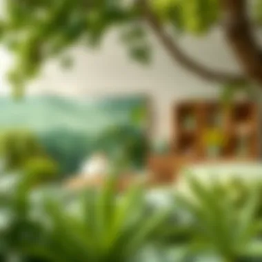 Nature-Inspired Green Tones An artistic representation of green tones in nature