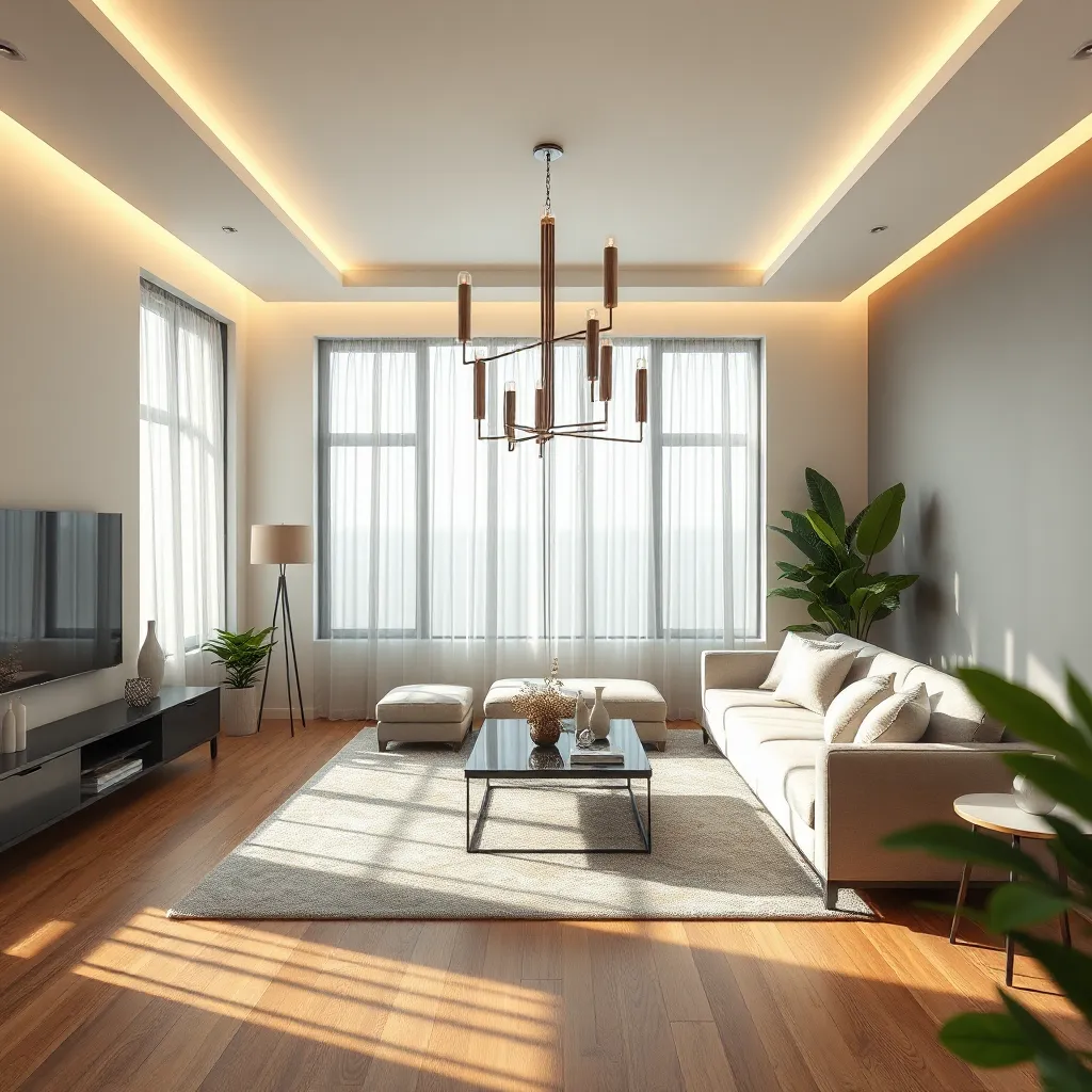 Sade Salon Dekorasyonu ile Minimalist Şıklık
